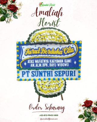 Papan Bunga Duka di Puhun Tembok